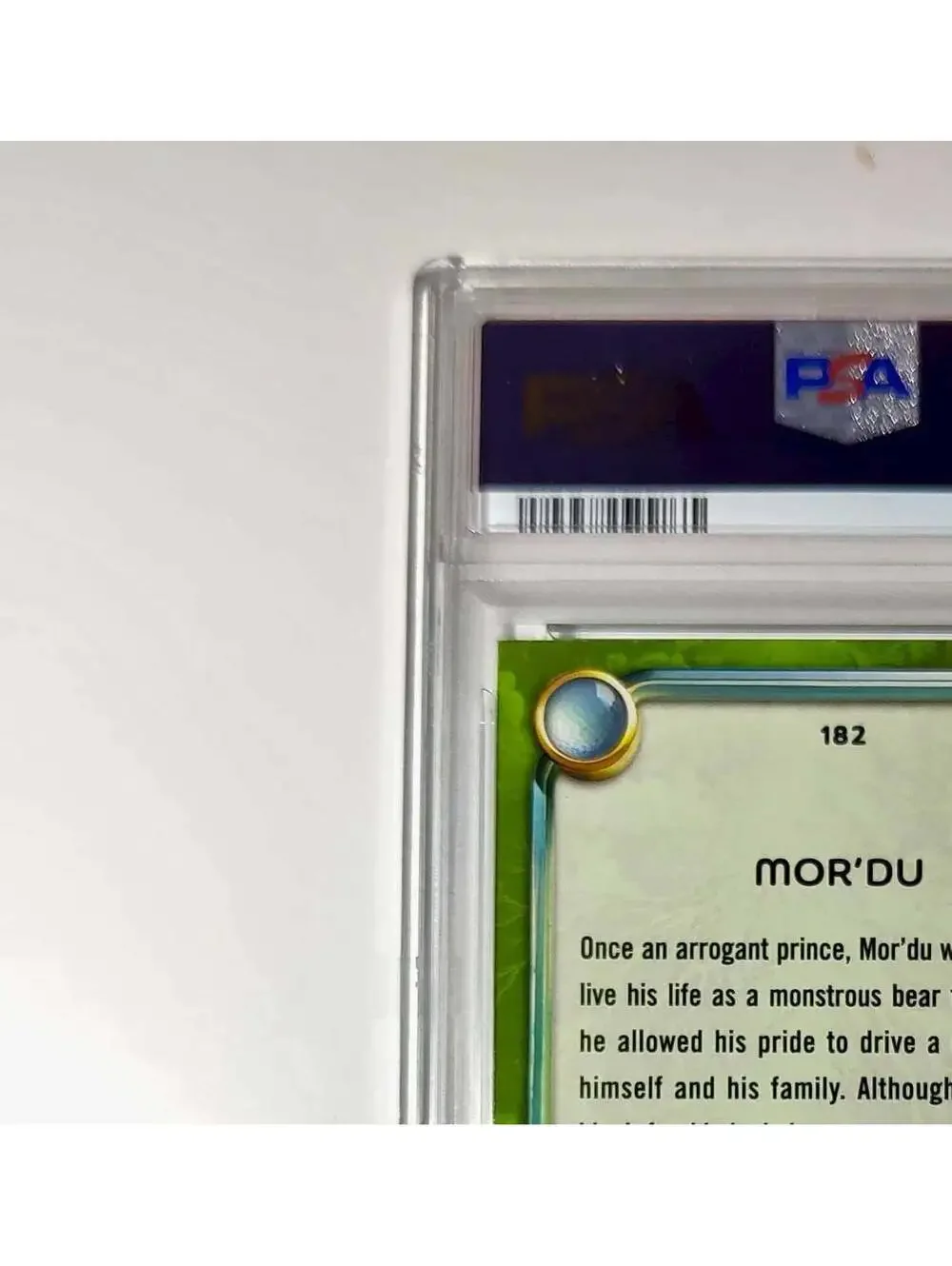 Mor'Du 2025 Topps Disney Wonder #182 Card Brave PSA 9 MT